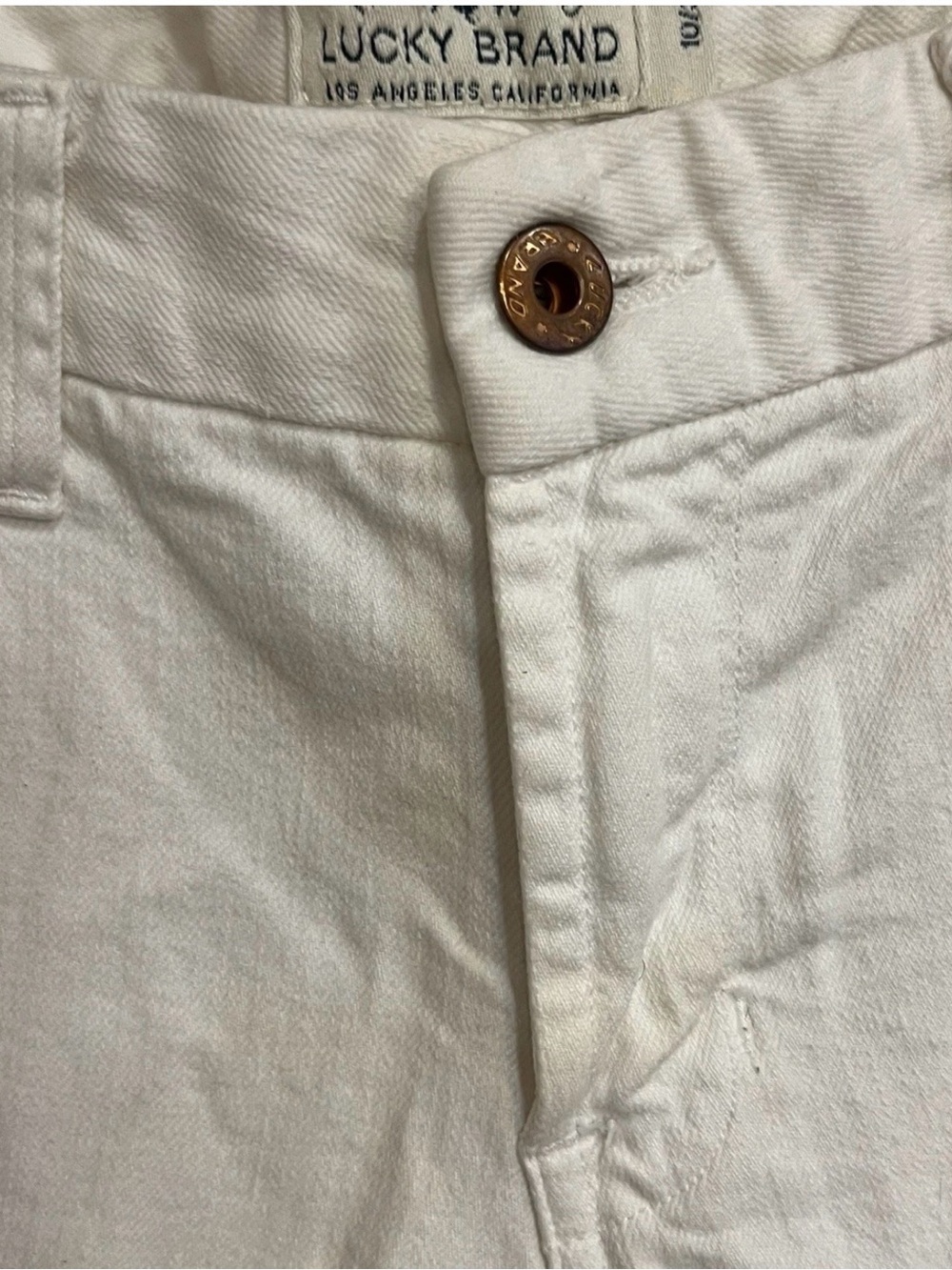 White Cropped Straight-Leg Jeans - Picture 6 of 16